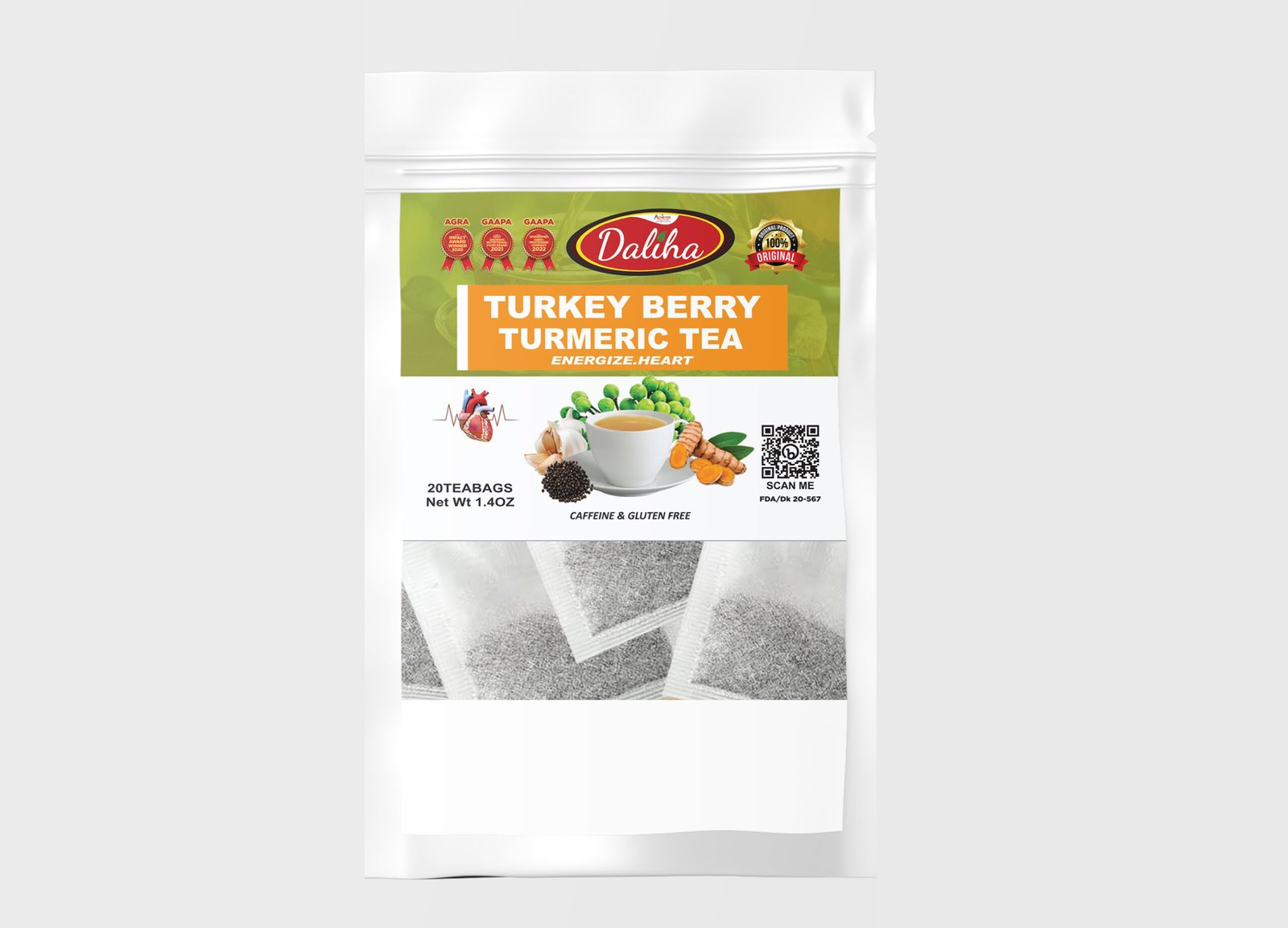 Daliha Berry Turmeric Tea